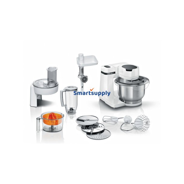 Bosch Serie 2 MUMS2EW40 foodprocessor 700 W 3,8 L Hvid