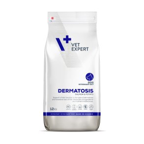 VET EXPERT Veterinary Diet Dermatosis Dog Laks & Kartofler - trfoder til hunde - 12 kg