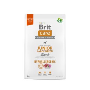 BRIT Care Hypoallergenic Junior Large Breed Lamb  - trfoder til hunde - 3 kg