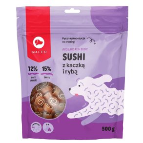 MACED Duck and fish sushi - Hundegodbidder - 500g
