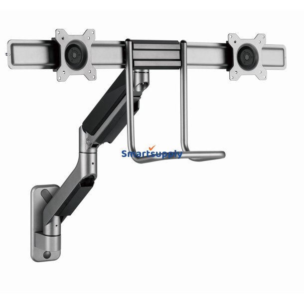 Gembird Laikklis Justerbar Vg 2-Skrms Monteringsarm 17-32 Tommer Iki 8 Kg