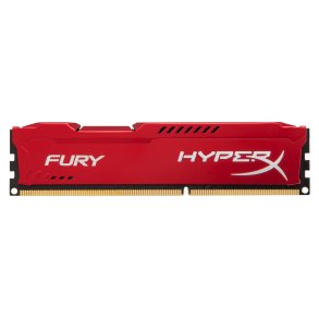 HyperX FURY Red 4GB 1600MHz DDR3 hukommelsesmodul 1 x 4 GB