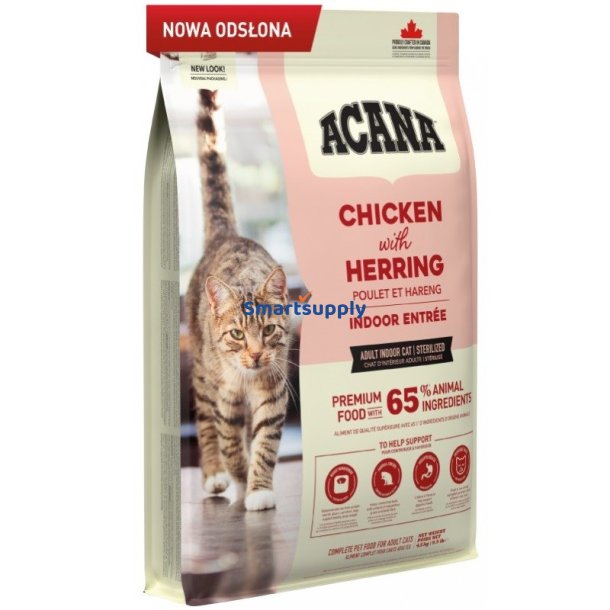 ACANA Indoor Entre - trfoder til kattekillinger - 4,5kg