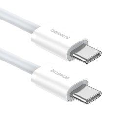 Baseus Superior USB C til USB C-datakabel 1 m 30 W Hvid