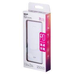 Silicon Power Share C20qc Lithium Polymer (Lipo) 20000 mAh Hvid