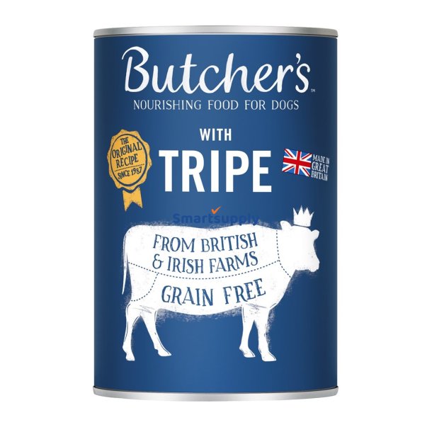 BUTCHER'S Original Tripe Mix Rumen Pate - vdt hundefoder - 400 g