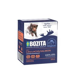 Bozita 00004260 fugtig mad til hund Laks Voksen 370 g