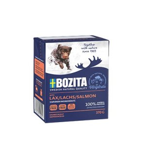 Bozita 00004260 fugtig mad til hund Laks Voksen 370 g