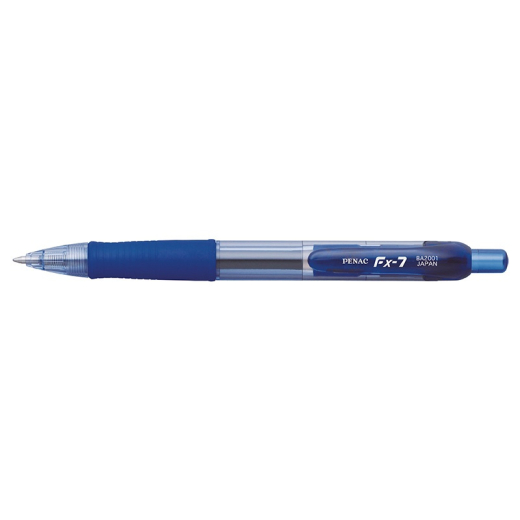PENAC Gel FX7 klik kuglepen 0,35 mm bl� - 12 stk