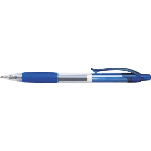 PENAC Gel klik kuglepen 0,25 mm bl� - 12 stk
