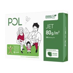 POL JET printerpapir A4 80 gram - 2500 ark