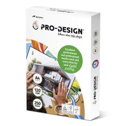 PRO-DESIGN A4 printerpapir satin A++ 120g - 2000 ark