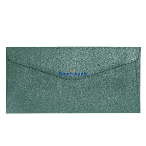 Pearl green shine kuverter 10 stk. 105mm x 216mm (DL)