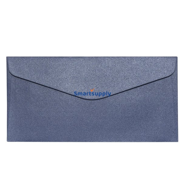 Pearl navy blue shine kuverter 10 stk. 105mm x 216mm (DL)