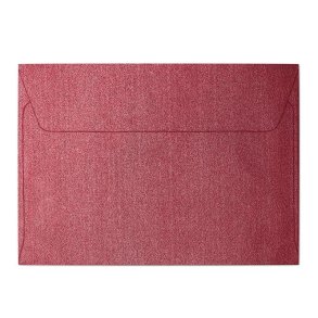 Pearl red teksturerede kuverter 10 stk. 114mm x 162mm