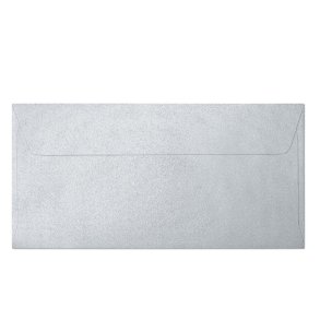 Pearl silver mnstrede kuverter 10 stk. 105mm x 216mm (DL)