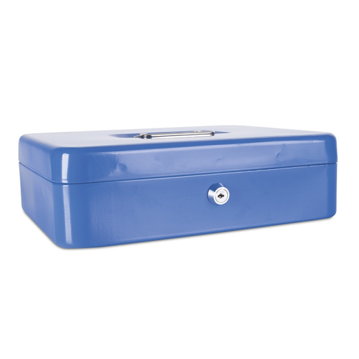 Pengekasse med m�ntbakke - ekstra stor - 300x90x240mm bl�