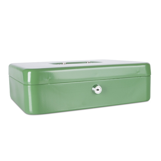 Pengekasse med m�ntbakke - ekstra stor - 300x90x240mm gr�n