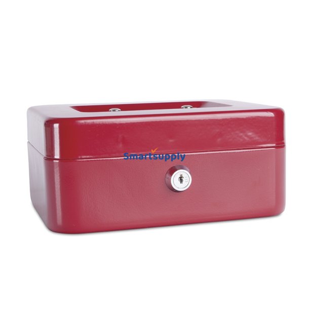 Pengekasse med mntbakke - medium - 200x90x160mm rd