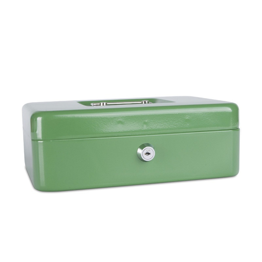 Pengekasse med m�ntbakke - stor - 250x90x180mm gr�n