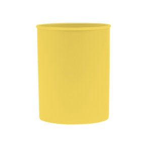Penneholder rund 95x75mm pastel gul