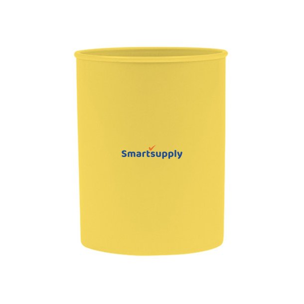 Penneholder rund 95x75mm pastel gul