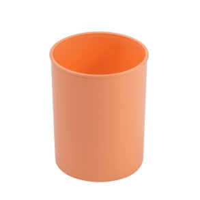 Penneholder rund 95x75mm pastel orange