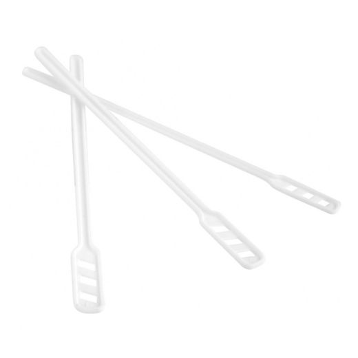 500 stk Plast R�repinde genanvendelige 14 cm hvid