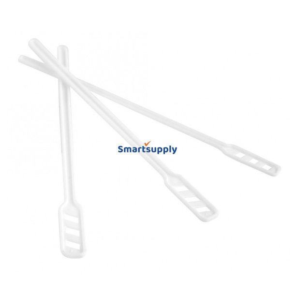 500 stk Plast Rrepinde genanvendelige 14 cm hvid