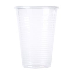 Plastikkrus 20 cl transparent - 100 stk