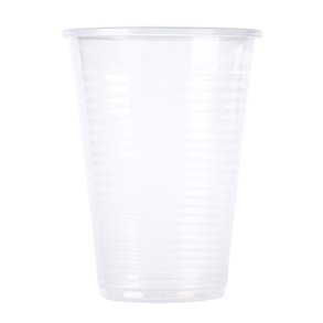 Plastikkrus 20 cl transparent - 100 stk