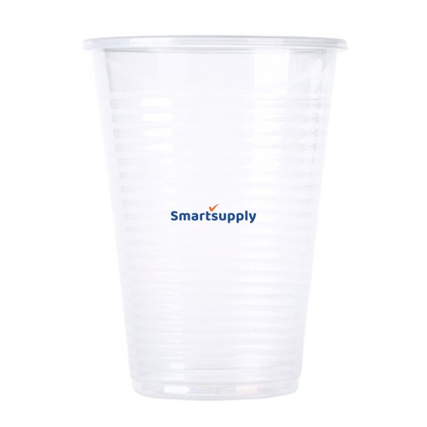 Plastikkrus 25 cl transparent - 100 stk