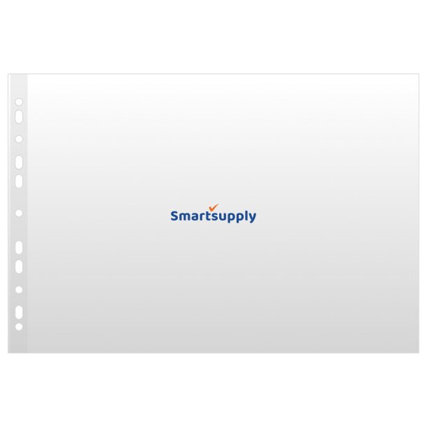 Plastlommer A3 horisontal 120 my ben top venstre - 50 stk