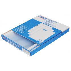 Plastlommer A4 glasklar 45 my ben top - 100 stk i ske