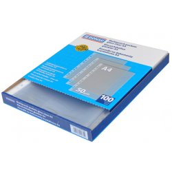 Plastlommer A4 glasklar 50 my ben top - 100 stk i ske