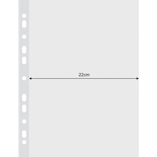 Plastlommer A4 udvidet glasklar 120 my �ben top - 25 stk