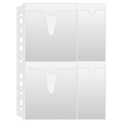 Plastlommer til CD/DVD A4 glasklar 160 my - 25 stk