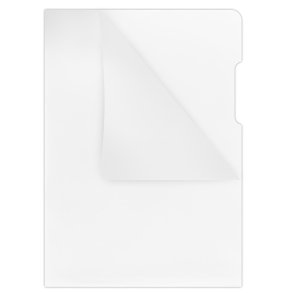 Plastomslag A4 transparent klar overflade 180 my - 100 stk