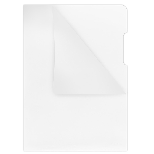 Plastomslag A4 transparent klar overflade 180 my - 100 stk