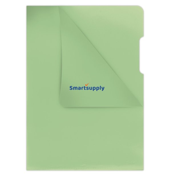Plastomslag A4 grn klar overflade 180 my - 100 stk