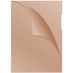 Plastomslag A4 orange klar overflade 180 my - 100 stk