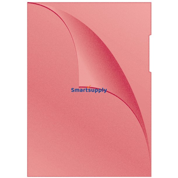 Plastomslag A4 rd klar overflade 180 my - 100 stk