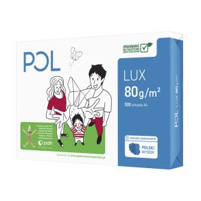 Printerpapir A4 POL LUX 80 gram - 500 ark