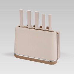 Maestro Mr-1412-Beige Knivst Med Blok + Skrebrtst Beige