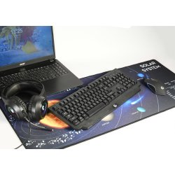 Gembird MP-SOLARSYSTEM-XL-01 Gaming mouse pad extra large\"Cosmos\" 350 x 900