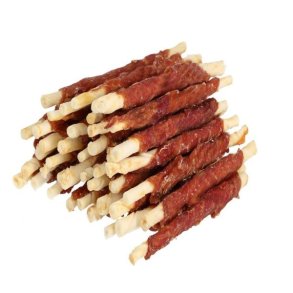 HILTON Duck wrap white rawhide stick - hund tygge - 500g