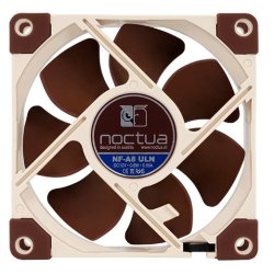 Noctua NF-A8 ULN Computerklesystem Computerkabinet Ventilator 8 cm Beige, Brun