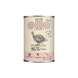 OLLO Puppy Pure Kalkun - vdfoder til hunde - 400 g