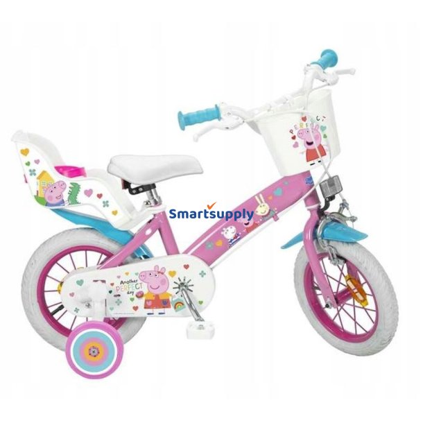 TOIMSA brnecykel 12" Swinka Peppa pink