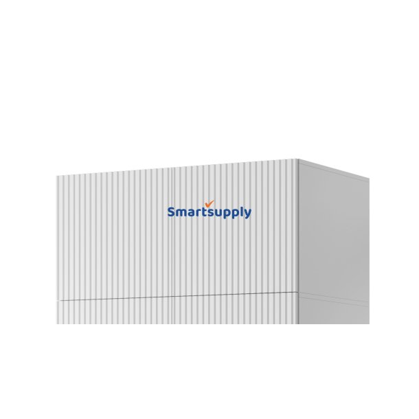 Garderobeskab Pafos 2D Base 90X55,5X45 Hvid Mat